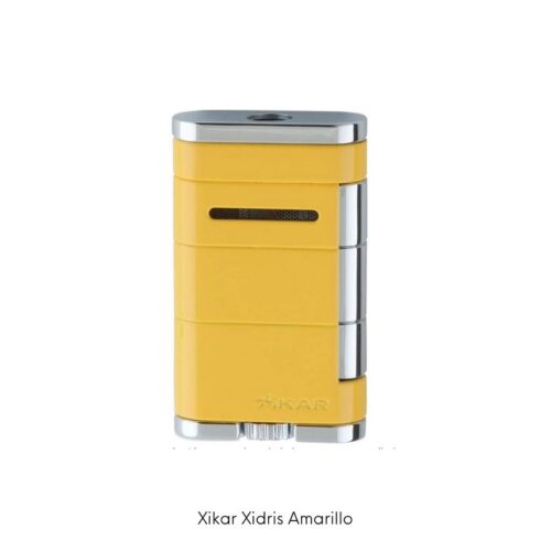 Accendino Xikar Xidris Flame Single – Giallo, Meccanico, Design Lusso E Tecnologia Inject Direct Flame